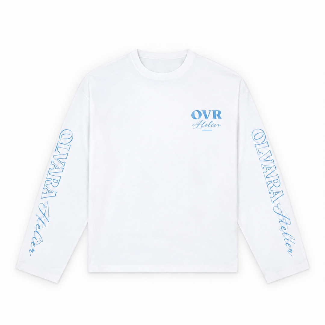 10101 WIT/BLAUW LONGSLEEVE