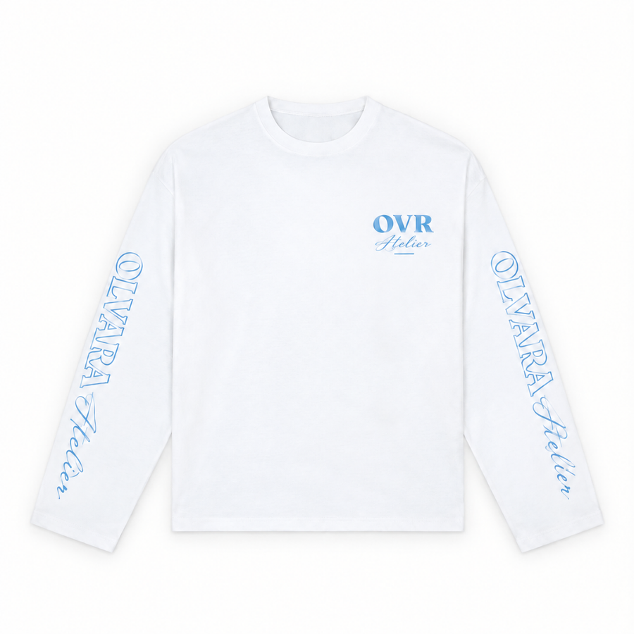 10101 WIT/BLAUW LONGSLEEVE