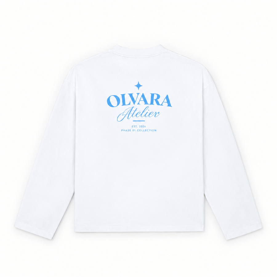 10101 WIT/BLAUW LONGSLEEVE
