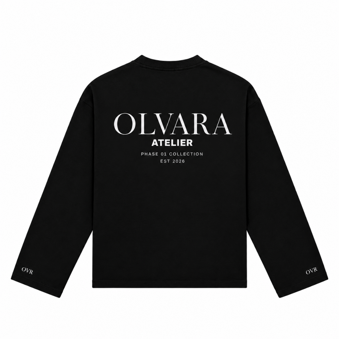 10103 ZWART/WIT LONGSLEEVE
