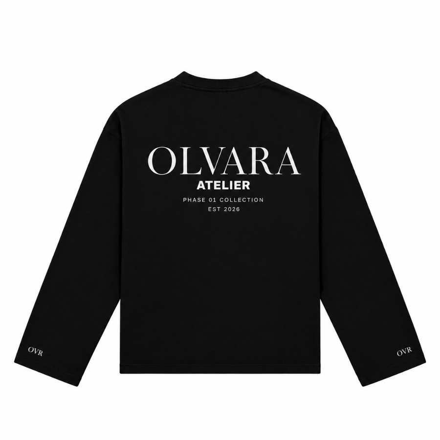 10103 ZWART/WIT LONGSLEEVE