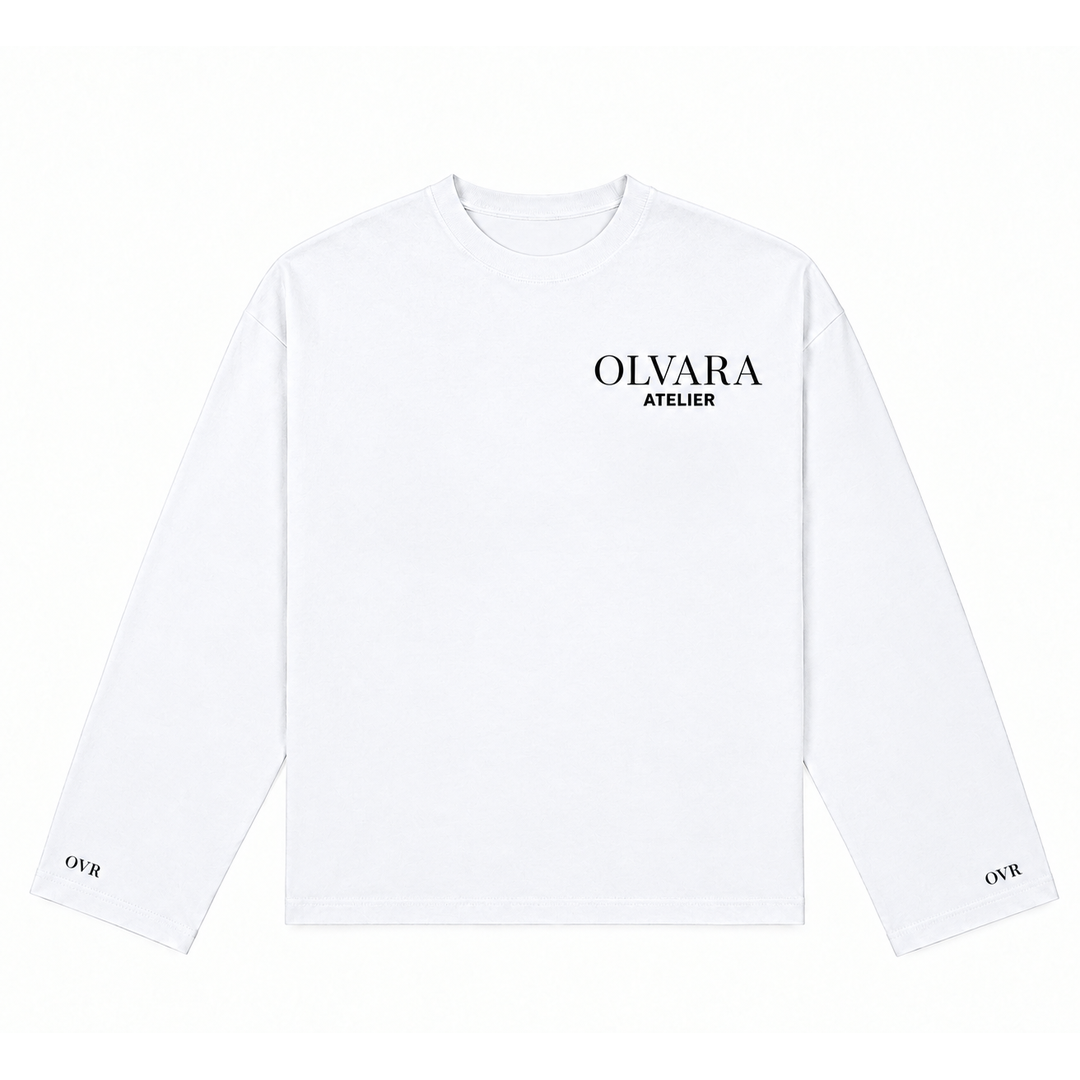10104 WIT/ZWART LONGSLEEVE