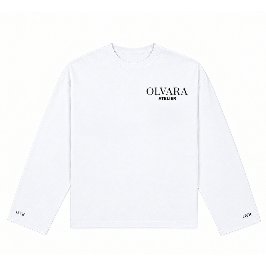 10104 WIT/ZWART LONGSLEEVE