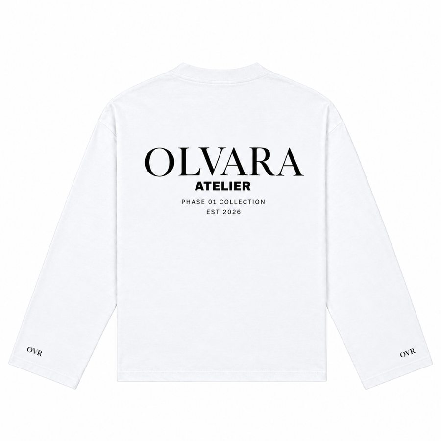 10104 WIT/ZWART LONGSLEEVE